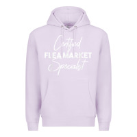 Lilac certified flea market specialist t shirt Premium Hoodie - linhVisuals