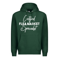 Sports Green certified flea market specialist t shirt Premium Hoodie - linhVisuals