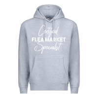 Heather Grey certified flea market specialist t shirt Premium Hoodie - linhVisuals