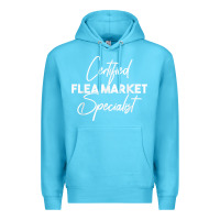 Ocean Blue certified flea market specialist t shirt Premium Hoodie - linhVisuals
