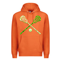 Carrot funny lacrosse st patricks day boys men shamrock ball t shirt Premium Hoodie - linhVisuals