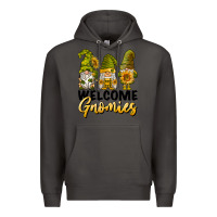 Smoke welcome gnomies sunflowers Premium Hoodie - BarkalooDesign