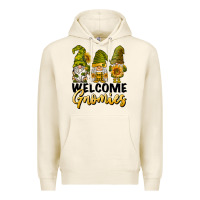 Tofu welcome gnomies sunflowers Premium Hoodie - BarkalooDesign