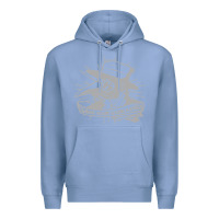 Colony Blue wash your damn hands Premium Hoodie - linhVisuals