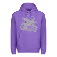 Purple wash your damn hands Premium Hoodie - linhVisuals