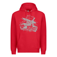 Red wash your damn hands Premium Hoodie - linhVisuals
