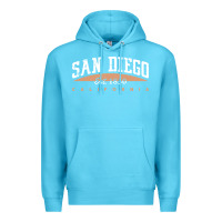 Ocean Blue san diego california Premium Hoodie - linhVisuals