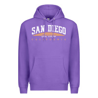 Purple san diego california Premium Hoodie - linhVisuals