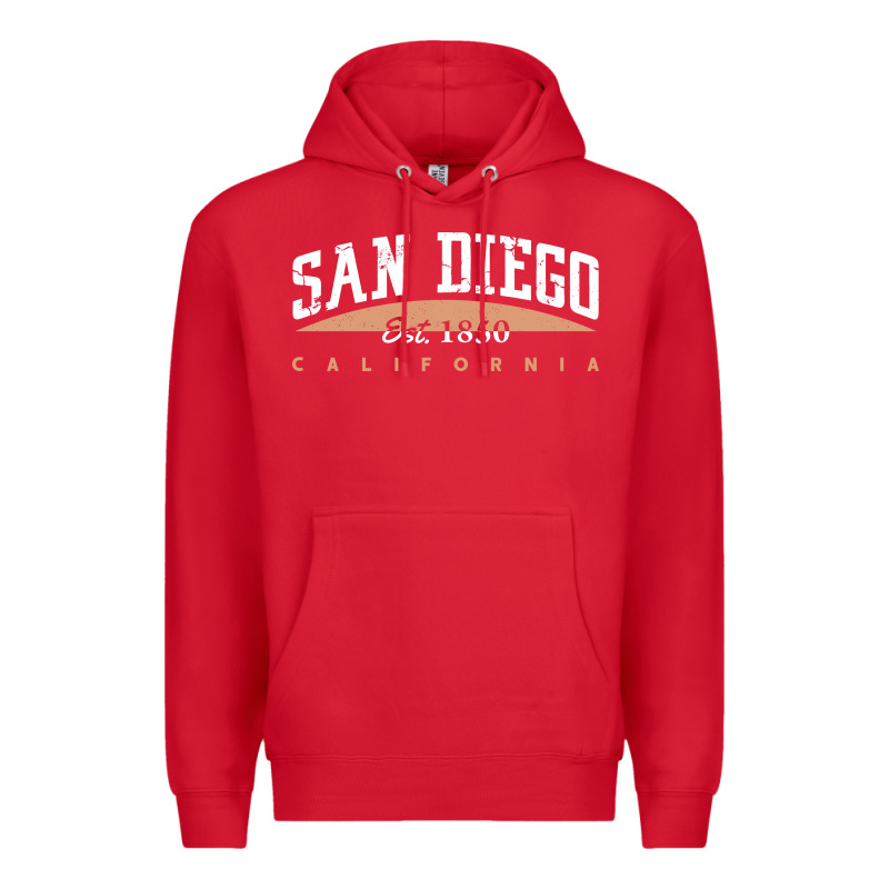 San Diego California Premium Hoodie by linhVisuals | Teevron