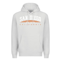 Dove Grey san diego california Premium Hoodie - linhVisuals
