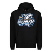 Black wilmington sharks Premium Hoodie - linhVisuals