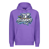 Purple wilmington sharks Premium Hoodie - linhVisuals