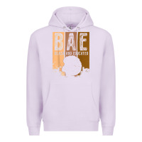 Lilac black history month bae black and educated melanin women t shirt Premium Hoodie - linhVisuals