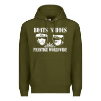 Army Green boats n hoes funny meme t shirt Premium Hoodie - linhVisuals