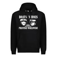 Black boats n hoes funny meme t shirt Premium Hoodie - linhVisuals