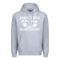 Heather Grey boats n hoes funny meme t shirt Premium Hoodie - linhVisuals
