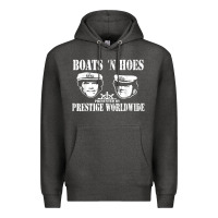 Charcoal Heather boats n hoes funny meme t shirt Premium Hoodie - linhVisuals