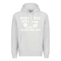 Dove Grey boats n hoes funny meme t shirt Premium Hoodie - linhVisuals