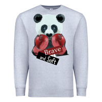 Heather Grey The winner, Brave And Soft Premium Sweatshirt - Bettercallsaul