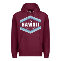 Burgundy hawaii the aloha state   aloha hawaiian from the islands!! t shirt Premium Hoodie - linhVisuals
