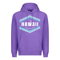 Purple hawaii the aloha state   aloha hawaiian from the islands!! t shirt Premium Hoodie - linhVisuals
