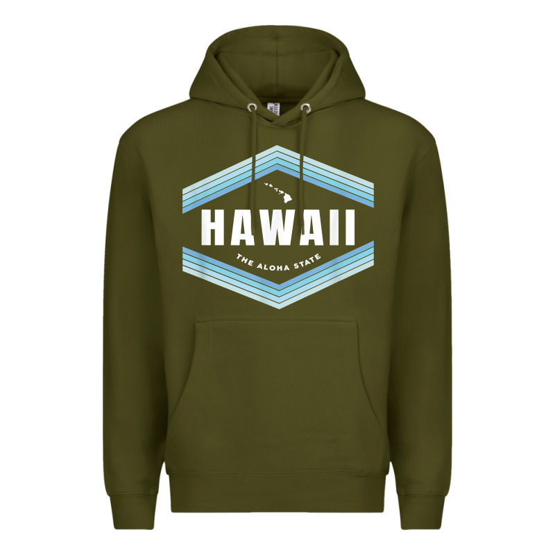 Hawaii The Aloha State   Aloha Hawaiian From The Islands!! T Shirt Premium Hoodie by linhVisuals | Teevron