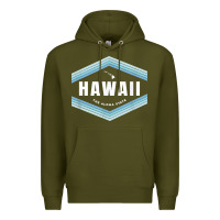 Army Green hawaii the aloha state   aloha hawaiian from the islands!! t shirt Premium Hoodie - linhVisuals