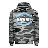 Slate Camo hawaii the aloha state   aloha hawaiian from the islands!! t shirt Premium Hoodie - linhVisuals
