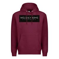 Burgundy welshly arms 005 Premium Hoodie - linhVisuals