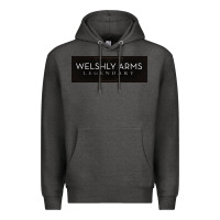 Charcoal Heather welshly arms 005 Premium Hoodie - linhVisuals
