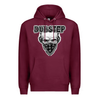 Burgundy dubstep shirt   electronic music lover gift for men  women Premium Hoodie - linhVisuals