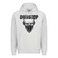 Dove Grey dubstep shirt   electronic music lover gift for men  women Premium Hoodie - linhVisuals