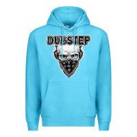 Ocean Blue dubstep shirt   electronic music lover gift for men  women Premium Hoodie - linhVisuals