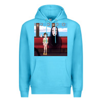 Ocean Blue spirited away (3) Premium Hoodie - linhVisuals
