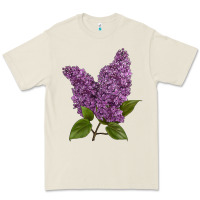 Bone Purple Lilac Flower Premium Tee - LillyAllenDesigns