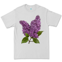 Dove Grey Purple Lilac Flower Premium Tee - LillyAllenDesigns