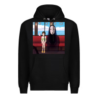 Black spirited away (3) Premium Hoodie - linhVisuals