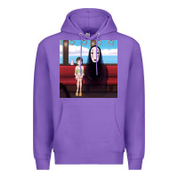 Purple spirited away (3) Premium Hoodie - linhVisuals
