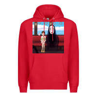 Red spirited away (3) Premium Hoodie - linhVisuals