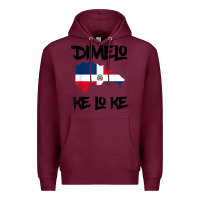 Burgundy dimelo ke lo ke dominican republic shirt for men woman kids t shirt Premium Hoodie - linhVisuals
