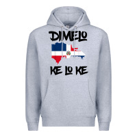 Heather Grey dimelo ke lo ke dominican republic shirt for men woman kids t shirt Premium Hoodie - linhVisuals