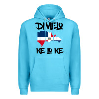 Ocean Blue dimelo ke lo ke dominican republic shirt for men woman kids t shirt Premium Hoodie - linhVisuals
