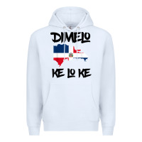 White dimelo ke lo ke dominican republic shirt for men woman kids t shirt Premium Hoodie - linhVisuals