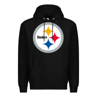 Black pittsburgh SPORT Premium Hoodie - linhVisuals