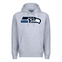 Heather Grey seattle sports Premium Hoodie - linhVisuals