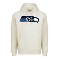 Oatmeal Heather seattle sports Premium Hoodie - linhVisuals