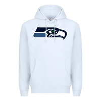 White seattle sports Premium Hoodie - linhVisuals