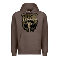 Coffee Rush grey Premium Hoodie - linhVisuals