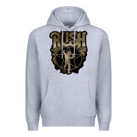 Heather Grey Rush grey Premium Hoodie - linhVisuals