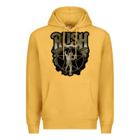 Mustard Rush grey Premium Hoodie - linhVisuals